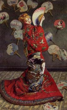 Claude Oscar Monet : Camille Monet in Japanese Costume